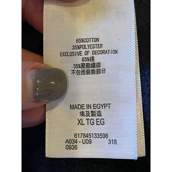 Levi's Navy Blue Red Embroidered Logo Pullover Hooded Sweatshirt‎ Youth Size XL - Picture 8 of 8